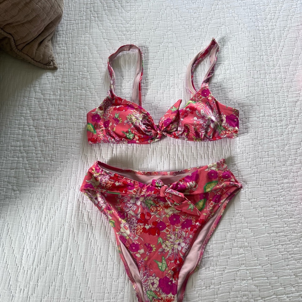 Victorias secret Floral Pink Bikini Set